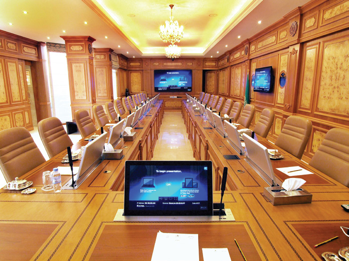 Audio visual solutions for executive meeting rooms in Saudi Arabia